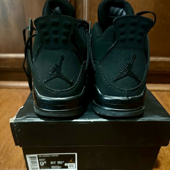 Air Jordan 4 Retro Black Cat US Size 9.5 - Picture 8 of 9